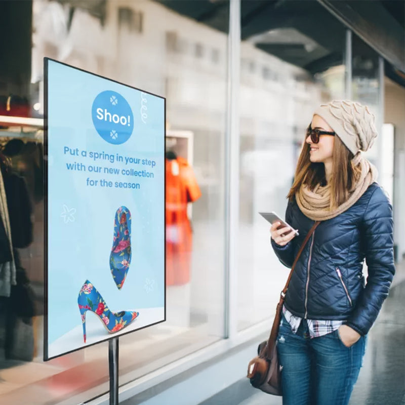 Display comercial Clevertouch CM High Bright  CTL-55HB112K30EK1, 55”, 24/7, Full HD, Landscape/Portrait, cod QR