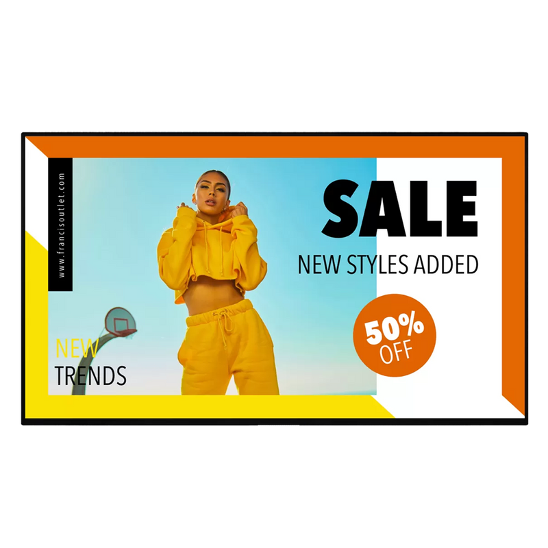 Display comercial Clevertouch CM High Bright  CTL-55HB112K30EK1, 55”, 24/7, Full HD, Landscape/Portrait, cod QR