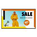 Display comercial Clevertouch CM High Bright  CTL-49HB112K30EK1, 49”, 24/7, Full HD, Landscape/Portrait, cod QR