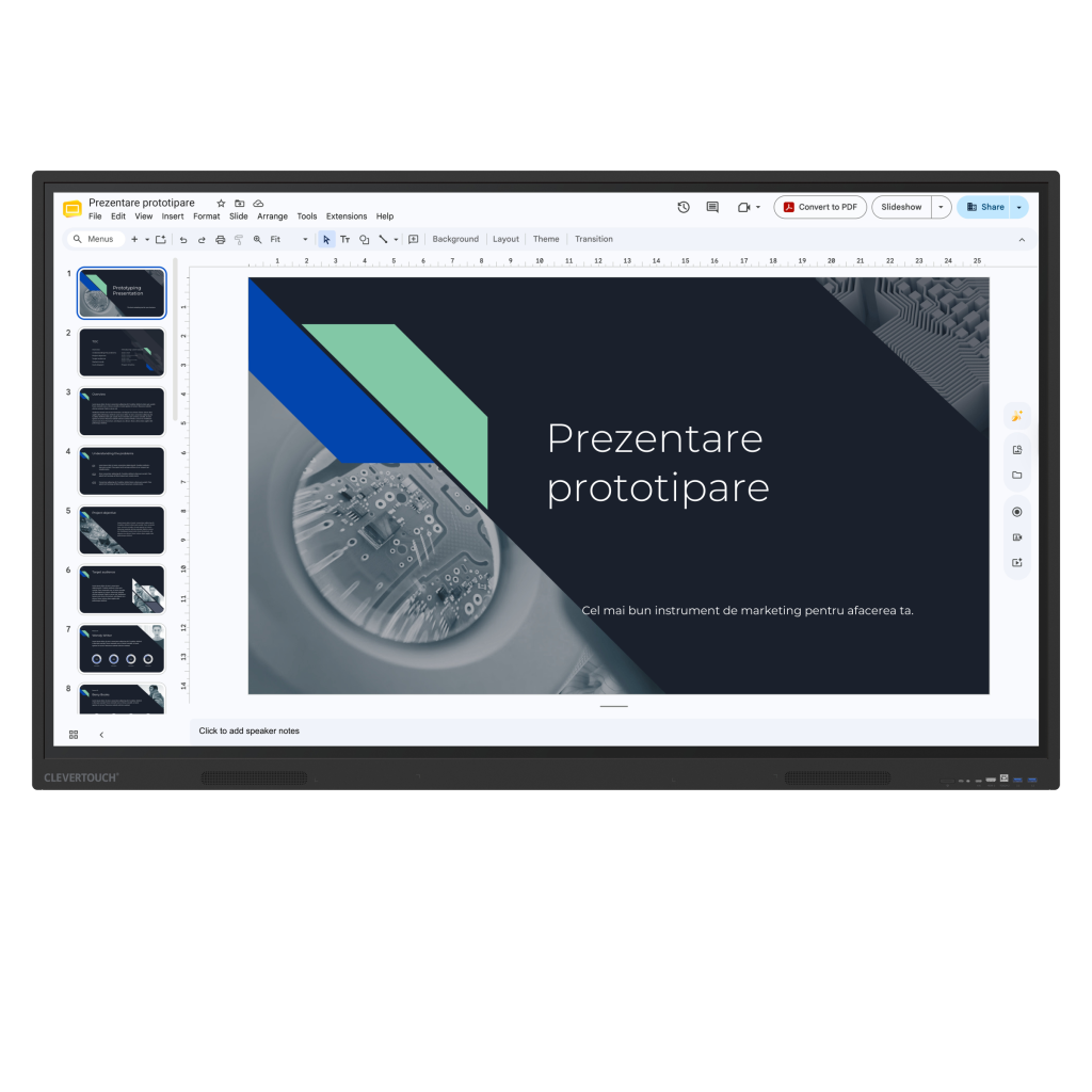 Prezentări fără laptop