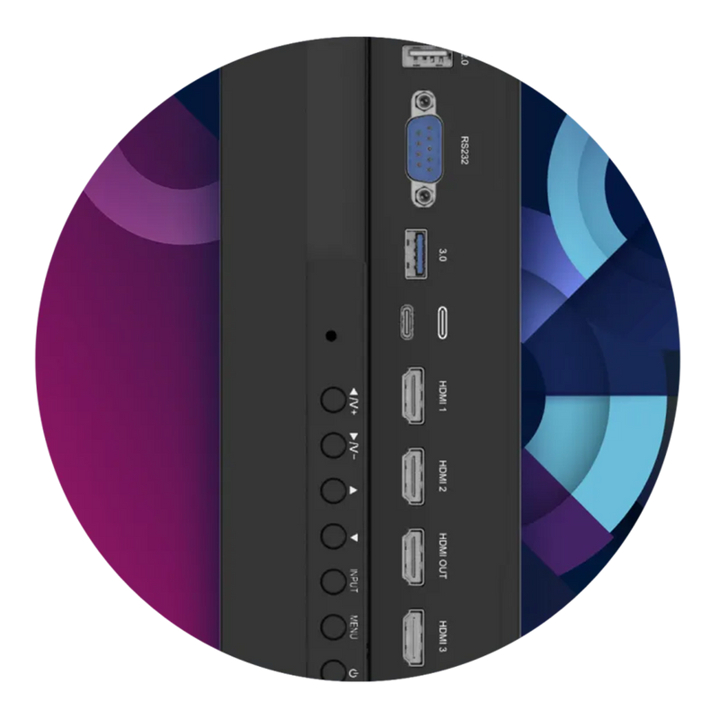 Display profesional Clevertouch CL Pro 65, 65”, 16/7, 4K UHD, 2x16W, Landscape/Portrait, cod QR