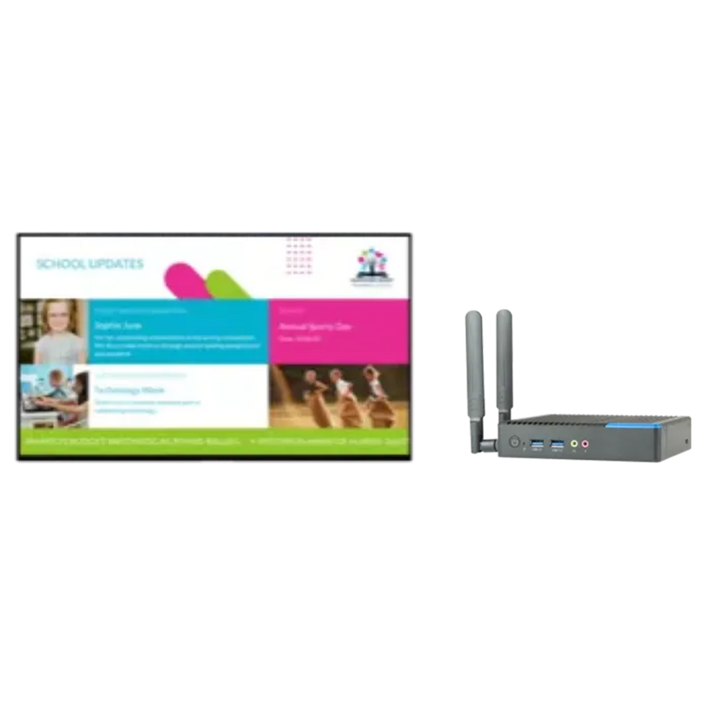 Signage Player Clevertouch Cleverlive ProTect, 24/7, Windows 11, 4GB, 128GB SSD, HDMI, USB, Wifi