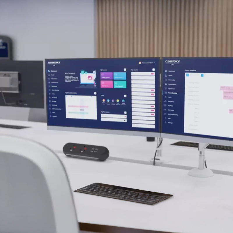 Display comercial Clevertouch CL Pro XTR 65, 65”, 24/7, 4K UHD, 2x16W, Landscape/Portrait, cod QR