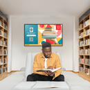 Display profesional Clevertouch CL Pro 86, 86”, 16/7, 4K UHD, 2x16W, Landscape/Portrait, cod QR