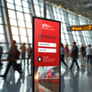 Totem indoor Digital Signage Clevertouch CL Touch, 65”, 24/7, FHD, 350cd/mp, 2x5W, Android 13, gestionare in cloud CleverLive