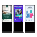 Totem indoor Digital Signage Clevertouch CL Touch, 55”, 24/7, FHD, 350cd/mp, 2x5W, Android 13, gestionare in cloud CleverLive