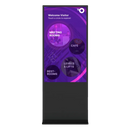 Totem indoor Digital Signage Clevertouch CL Touch, 65”, 24/7, FHD, 350cd/mp, 2x5W, Android 13, gestionare in cloud CleverLive