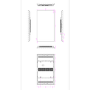 Display comercial Clevertouch CM High Bright  CTL-49HB112K30EK1, 49”, 24/7, Full HD, Landscape/Portrait, cod QR