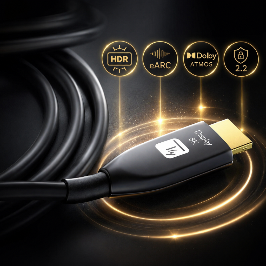 Compatibil cu HDR, eARC și Dolby Atmos