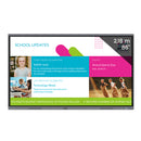 Display interactiv Clevertouch Seria PRO 3, 86”, 4K, 16 GB RAM, Android 14, microfoane, LYNX Whiteboard