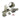 Conector modular Techly RJ45 Cat.6A STP ecranat, montare fără scule