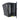 Cabinet rack de podea 19 inch dezasamblat Techly, 24U, 600x1000mm, ușă perforată, laterale detașabile și securizate, negru RAL9004