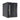 Cabinet rack de podea 19 inch dezasamblat Techly, 24U, 600x1000mm, ușă perforată, laterale detașabile și securizate, negru RAL9004