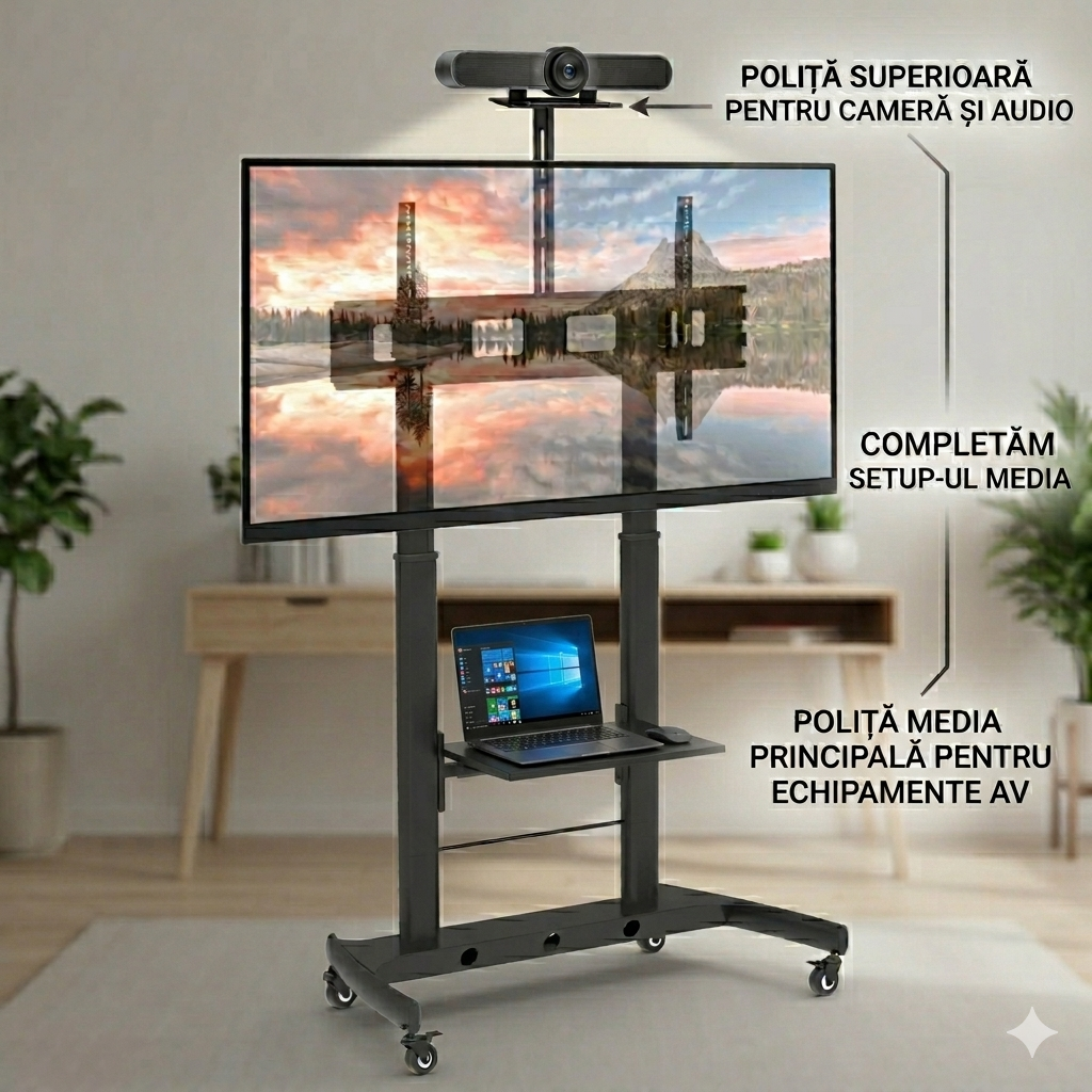 Două polițe pentru un setup multimedia complet