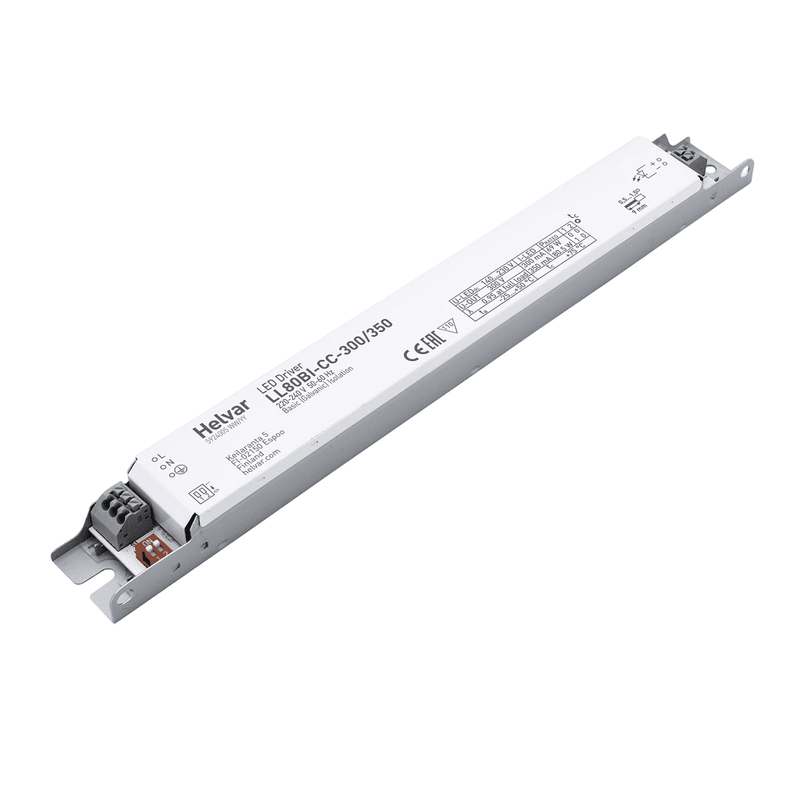 Driver LED cu curent constant Helvar LL80BI-CC-300/350, 80W, IP20, 300/350mA