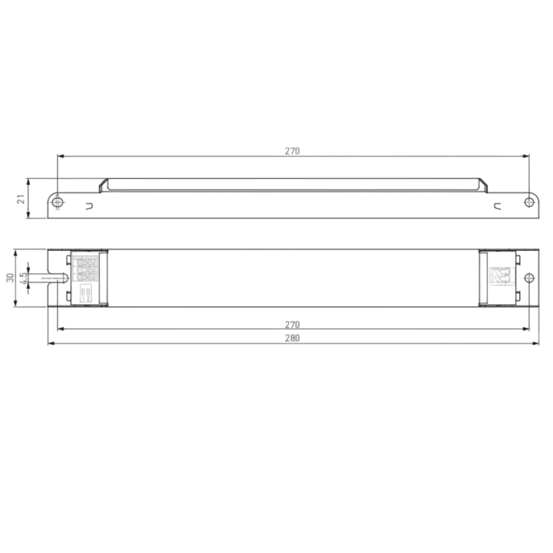 Driver LED cu curent constant Helvar LL80BI-CC-300/350, 80W, IP20, 300/350mA