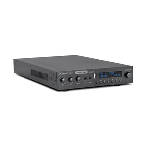 Resigilat: Mixer amplificat AMC DMPA 240 Light AMC, 240W/100V, media player USB cu intrare AUX, Bluetooth