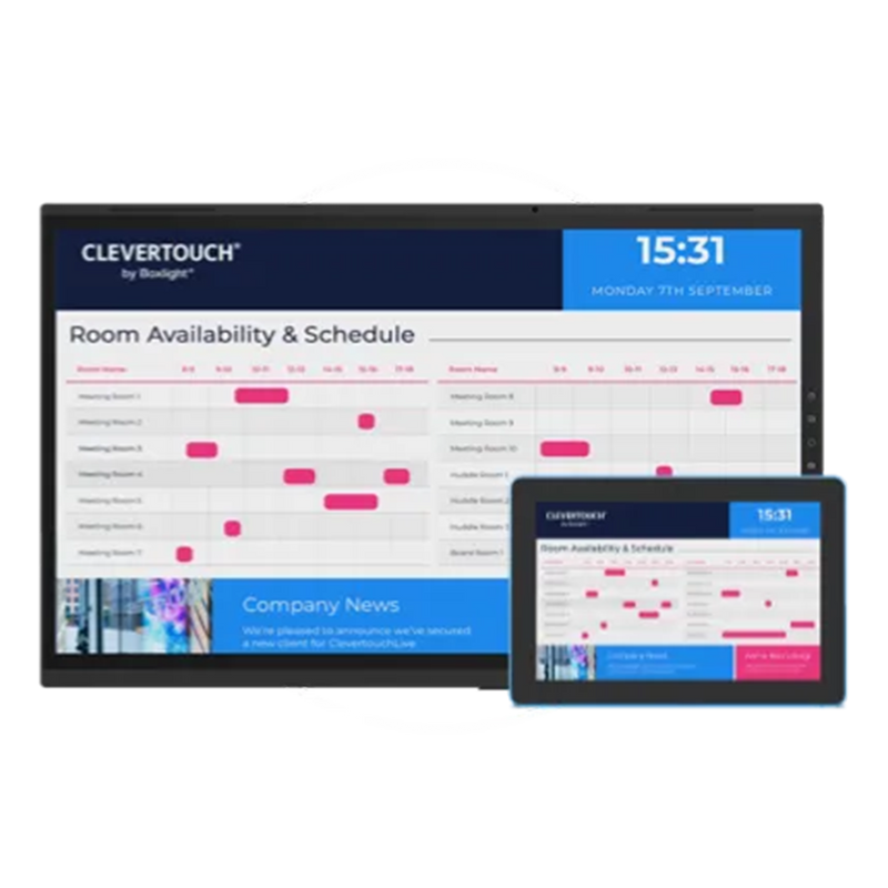 Tableta room booking CleverLive CL Live Rooms 2, 10.1”, 12.95W, lumina de stare