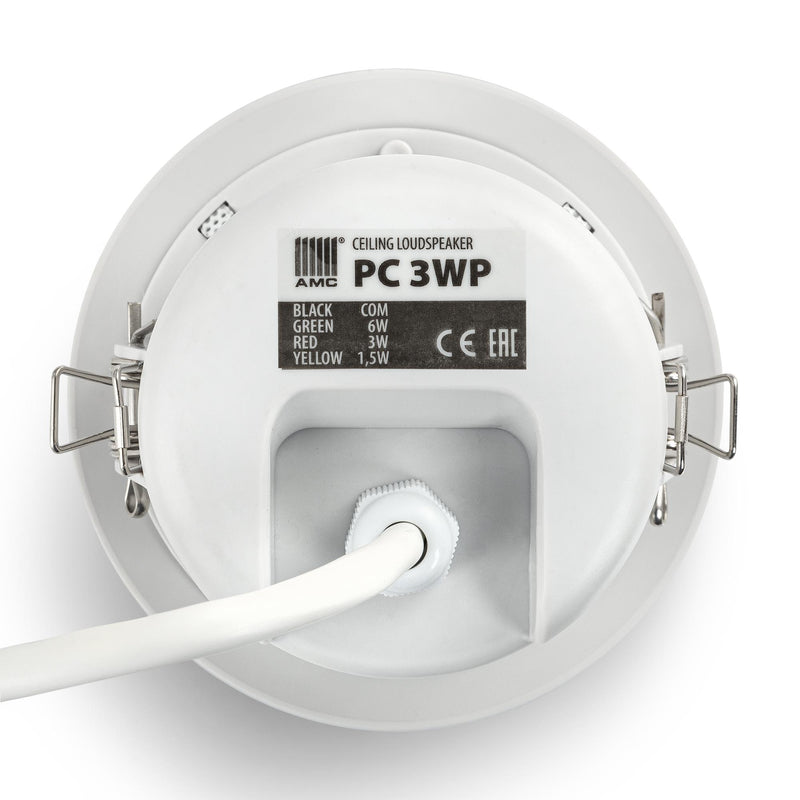 Boxa de plafon AMC PC 3WP, 20W/100V, alba