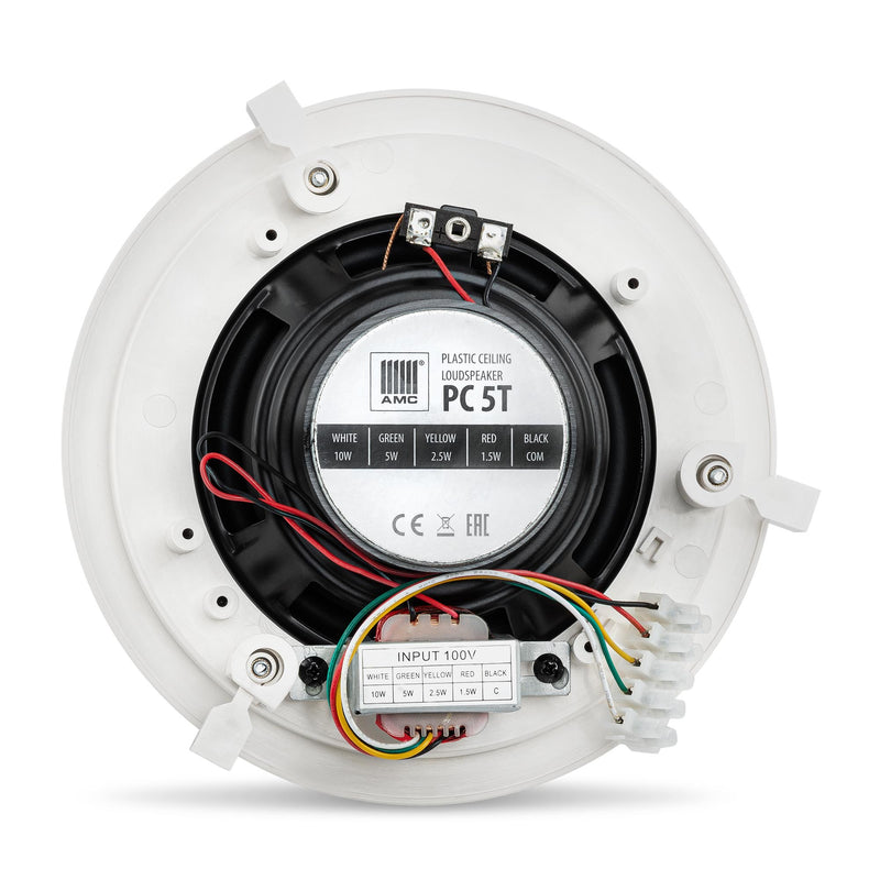 Boxa de plafon AMC PC 5T, 10W/100V, alba