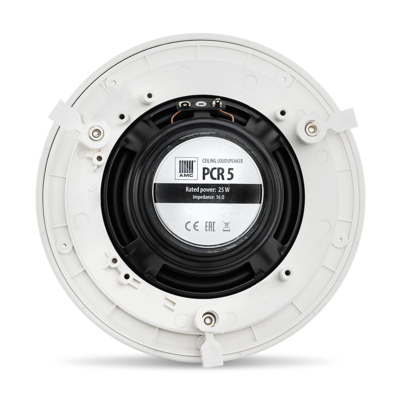 Boxa de plafon AMC PCR 5T, 25W/16ohmi, 15W/100V, alba