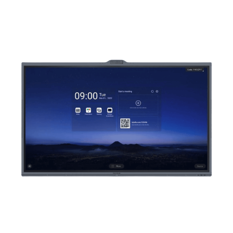 Sistem interactiv BYOC dual camera Maxhub ViewPro V6530, 65'', 48+8MP, 3x, Dongle videoconferinta Wi-Fi 6, stand pardoseala 55”-86” inclus
