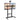 Stand / Suport TV profesional ELTEK, mobil, reglabil inaltime, diagonala 52”–110” (132cm–280cm), doua rafturi echipamente, greutate maxima sustinuta 120 kg, VESA maxim 1000 × 600, otel, negru
