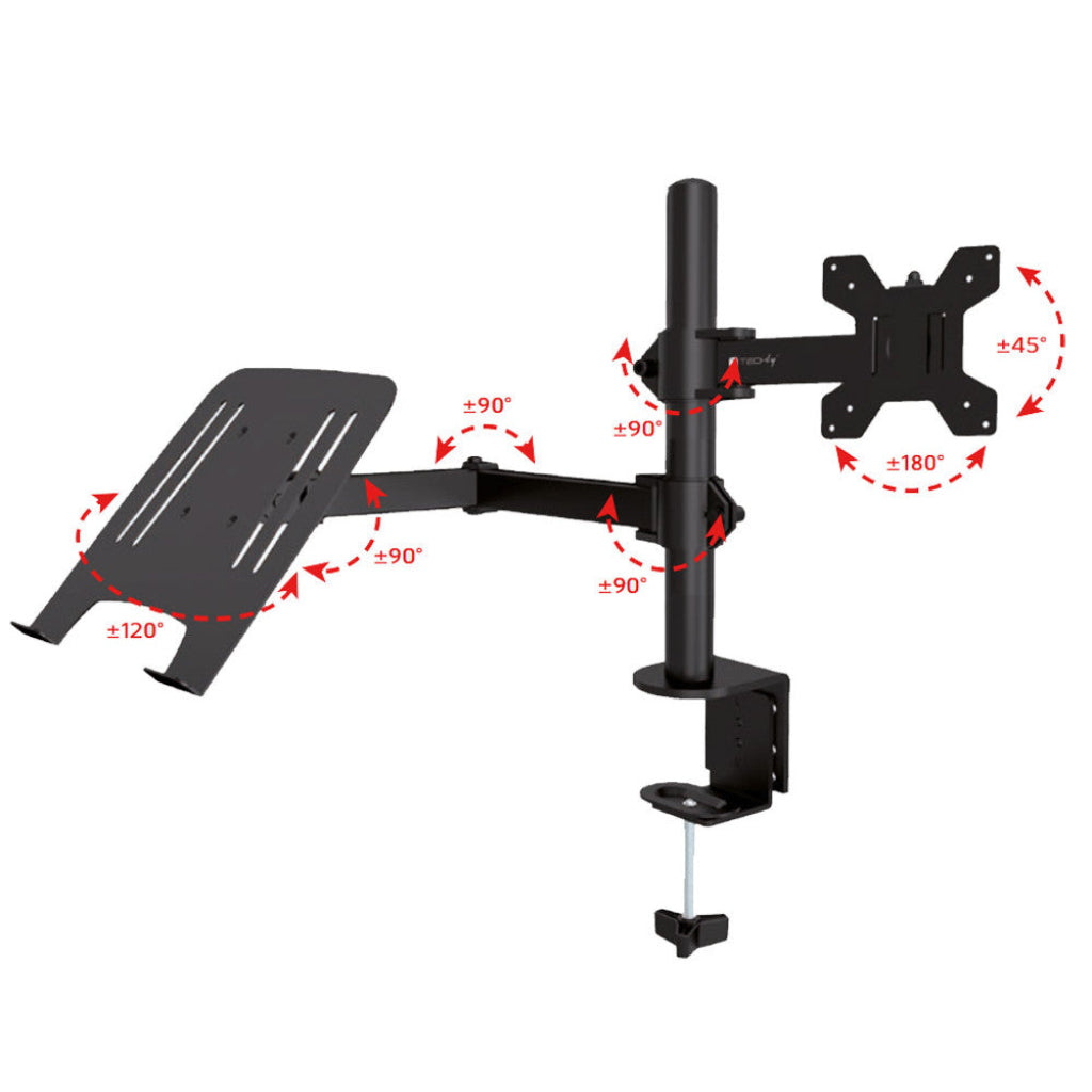 Brat articulat cu reglaj complet pentru confort optim