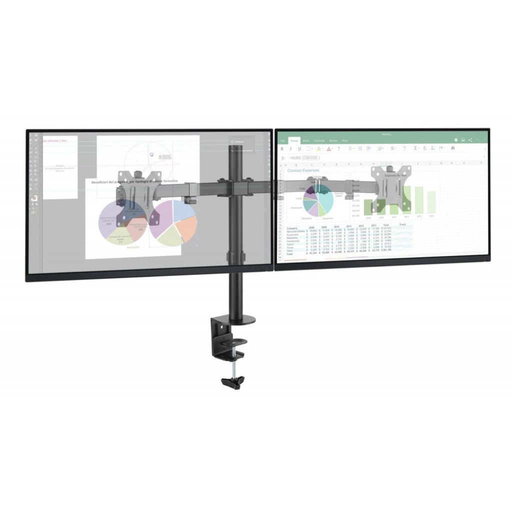 Compatibil cu două monitoare între 13 și 32 inch