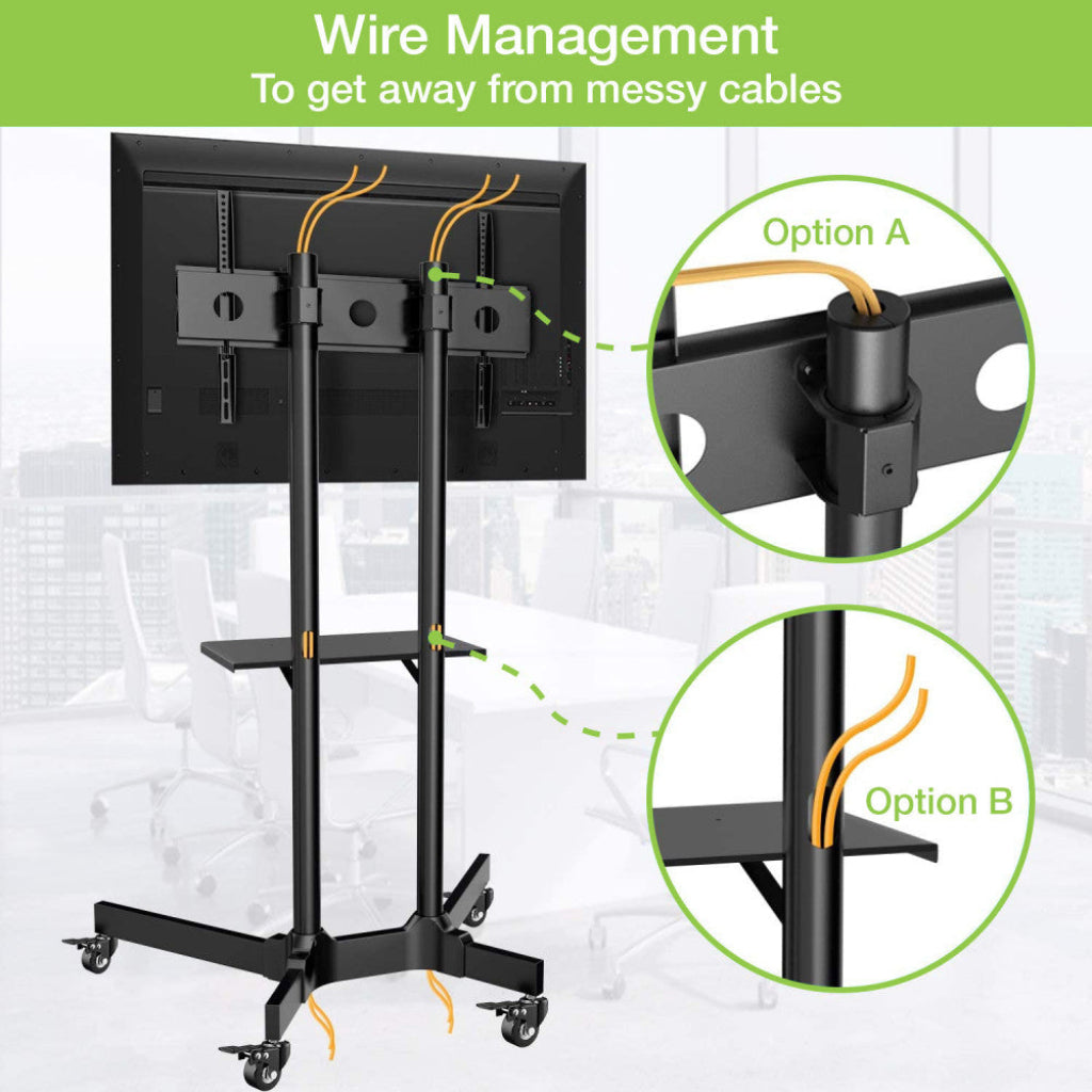 Mobilitate ușoară cu cable management integrat