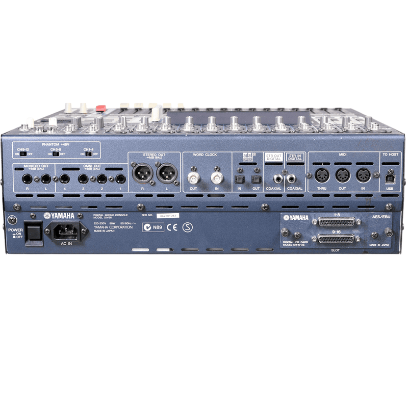 Mixer audio Yamaha 01V96V2, 110dB, 20 canale, 32biti, 44,1 kHz, 48 kHz, 88,2 kHz sau 96 kHz,