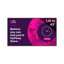 Display profesional Clevertouch CL Pro 43, 43”, 16/7, 4K UHD, 2x16W, Landscape/Portrait, cod QR