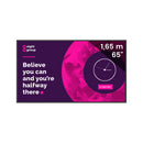 Display profesional Clevertouch CL Pro 65, 65”, 16/7, 4K UHD, 2x16W, Landscape/Portrait, cod QR