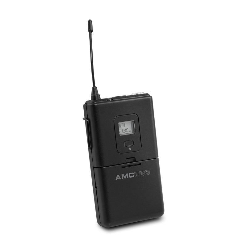 Set microfon wireless lavaliera UHF AMC iLive 2 Lavalier