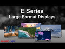 Sharp NEC Seria E 75" display LCD profesional
