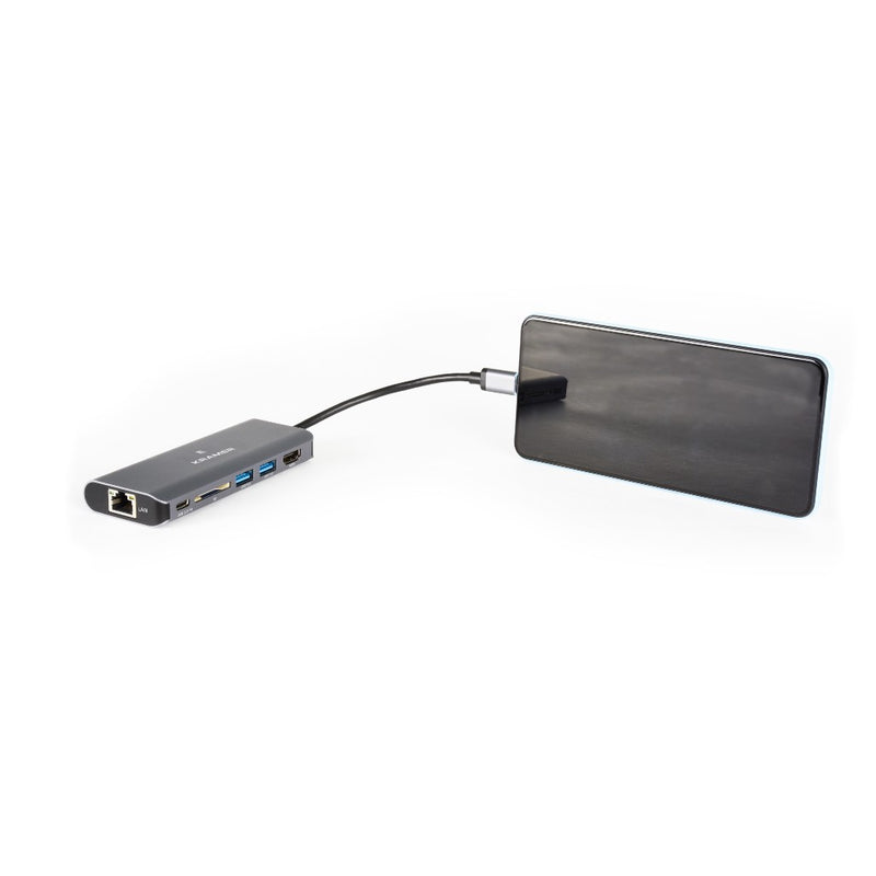 Adaptor multiport USB-C Kramer KDock-2 2 ELTEK Store