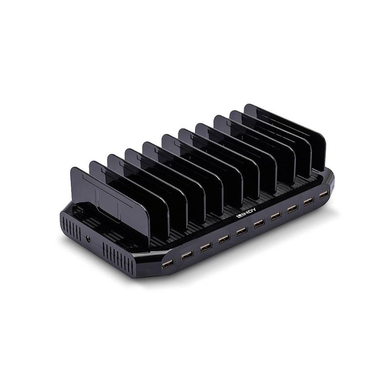 Statie incarcare Lindy 10 Port USB Charging Station