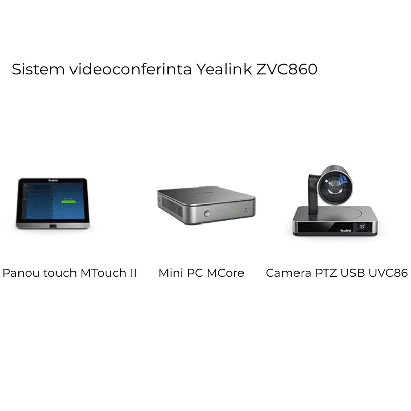 Sistem de videoconferinta Yealink ZVC860 3 ELTEK Store