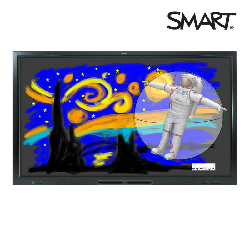 Sistem SMART Board 65", display interactiv SBID-GX165, computer incorporat OPS I5 - Gen 11, 8GB RAM, 256 SSD, Windows 11 +speakerphone wireless CADOU